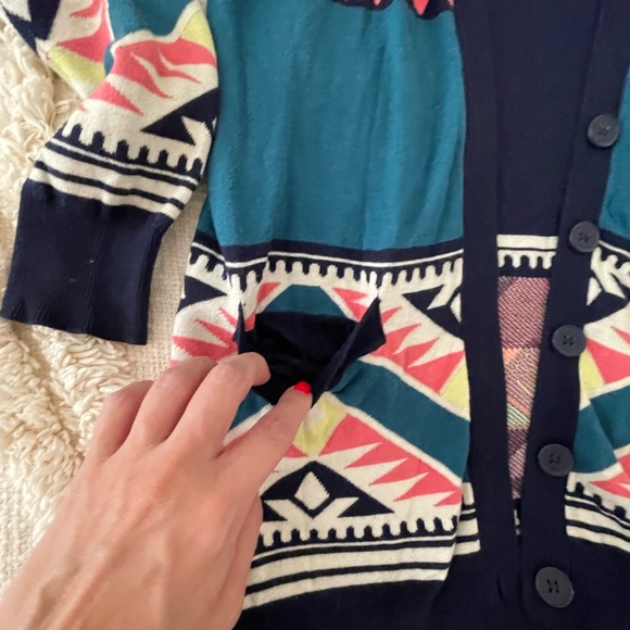 WOMENS COTYON BLEND NOLLIE SWEATER CARDIGAN - Picture 3 of 5